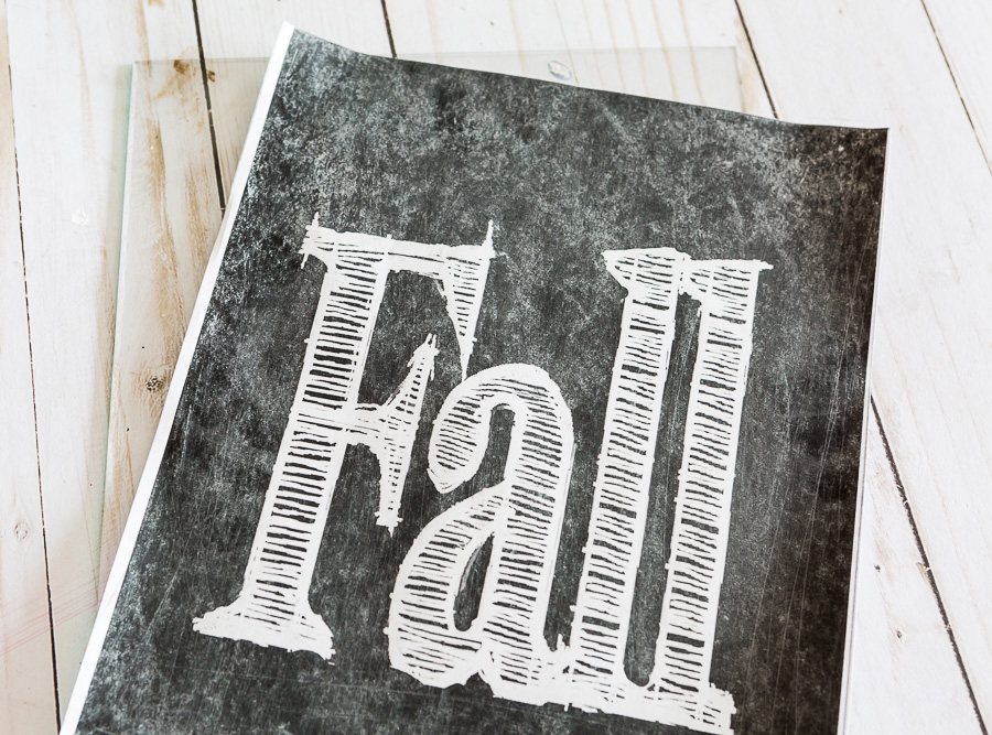 Print out of free fall chalkboard printables for Fall