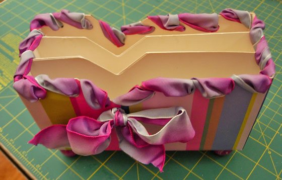 Letter Organizer made from Video tape sleeves