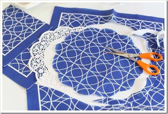 Entertaining ideas using napkins