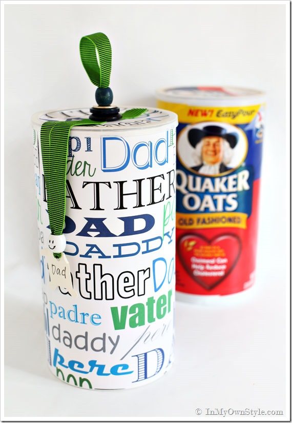 DIY Father’s Day Gift Tag & Free Printable Gift Wrap