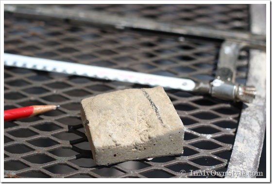Marking-where-to-cut-AirStone