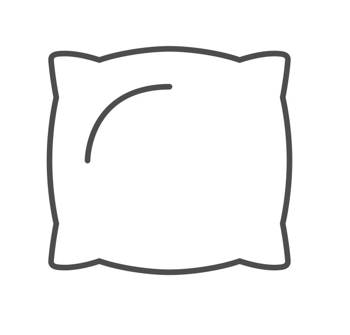 pillow line drawing
