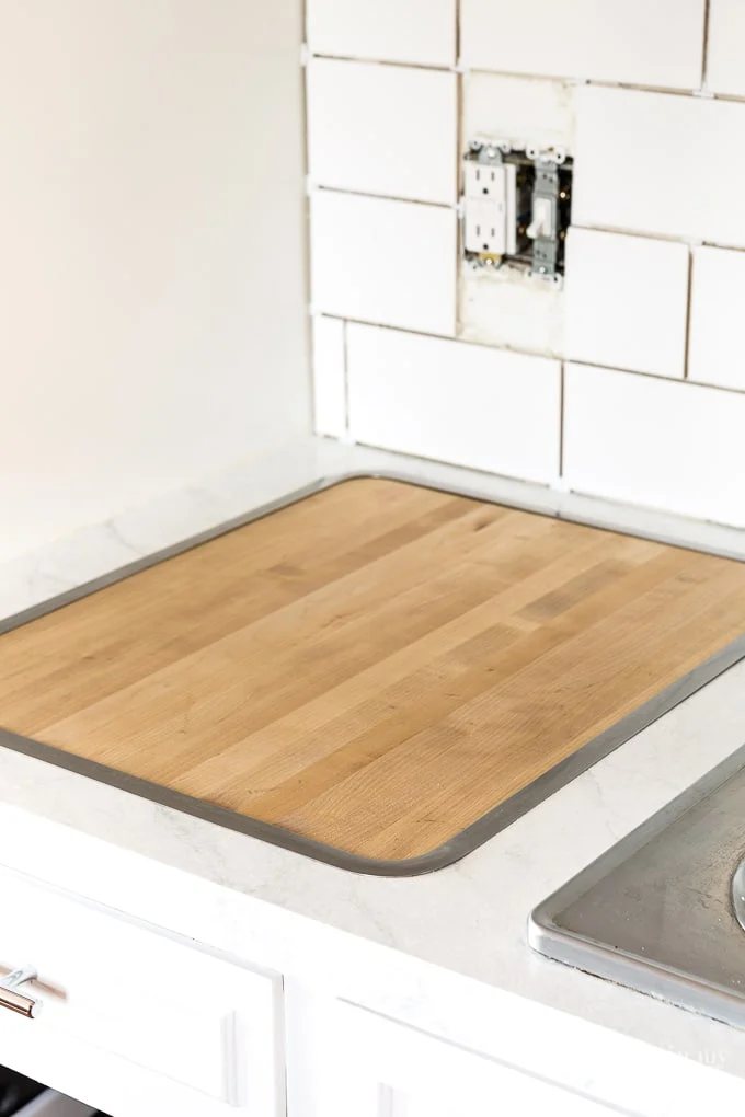 DIY Kitchen countertop makeover idea