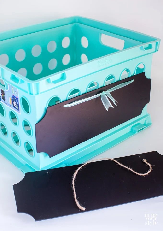 labels for organizing storage crates or milk crates
