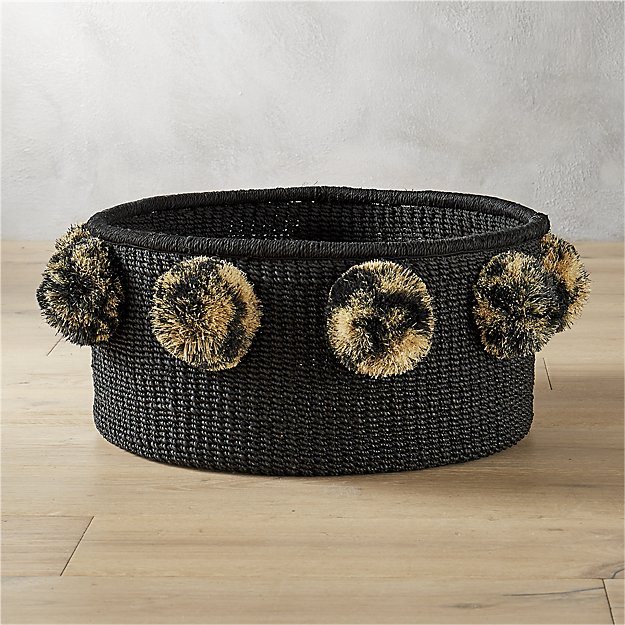 Cb2 button pom pom basket