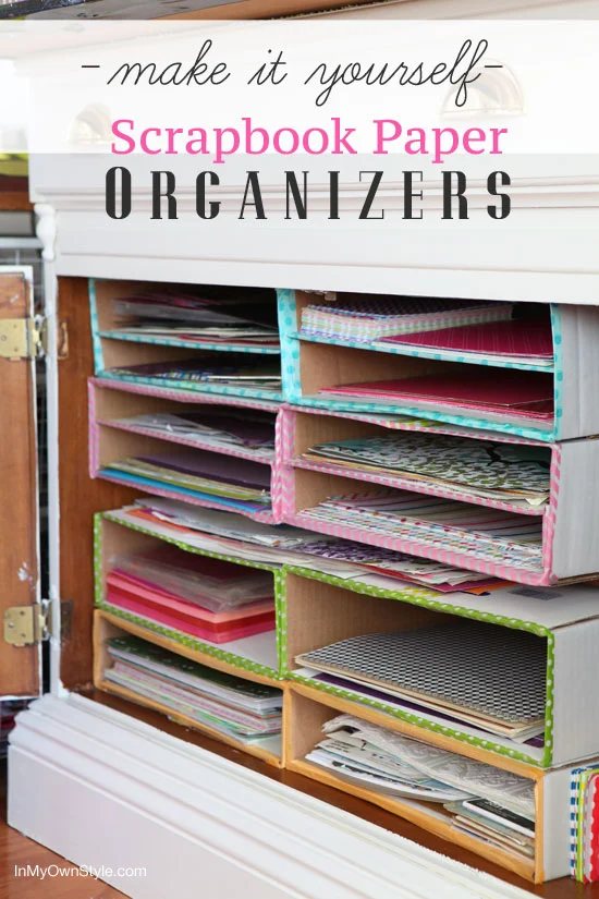 Scrapbook-paper-stacking-organizers-to-make
