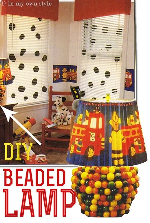 lamp makeover for a child's room
