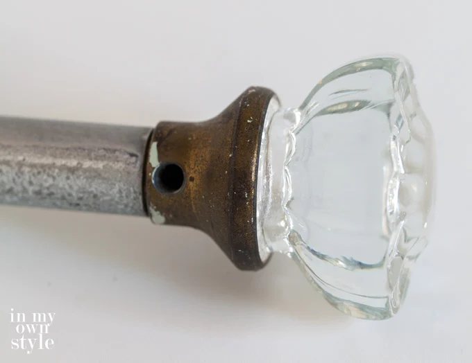 How-to-attach-a-doorknob-to-a-pipe-to-make-a-curtain-rod