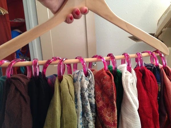 College Dorm Organizing Idea to hold scarves, belts or hats.
