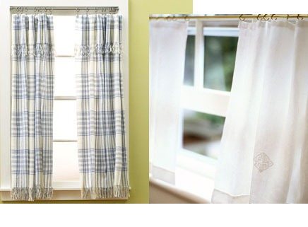Window treatments-ideas for college dorm rooms.