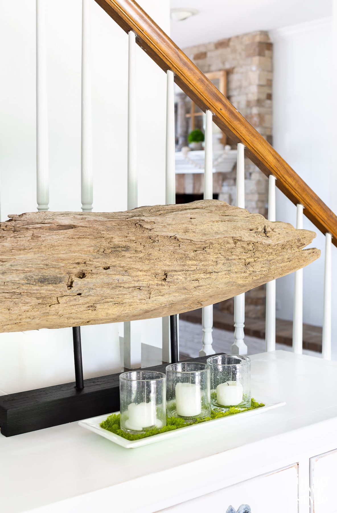 Wood Tree cut on stand