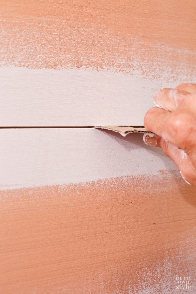 How to add wood planks to a wall the fast and easy way.