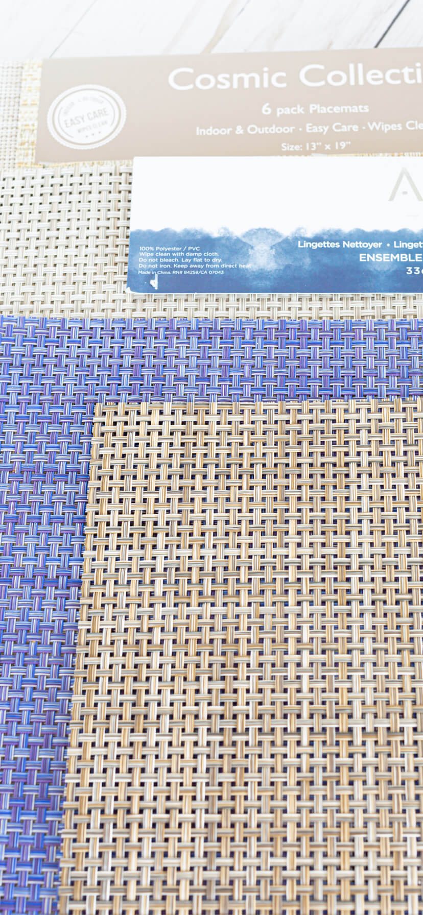 woven-placemats needed to cover drawer fronts for woven furniture look