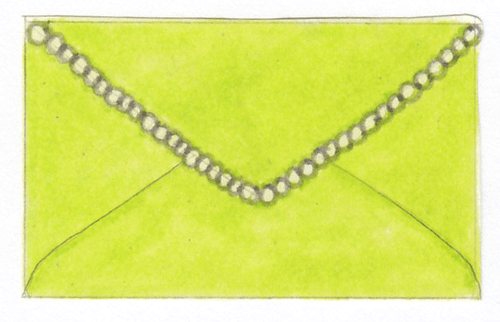 Beaded Edge Envelope