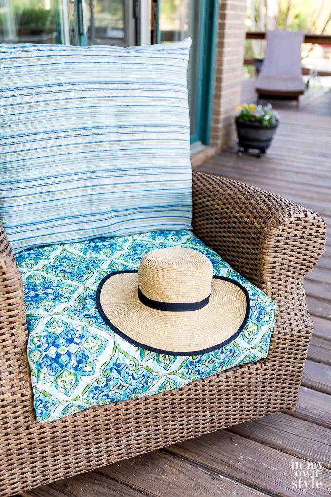 Outdoor Patio Furniture Cushion Covers to make