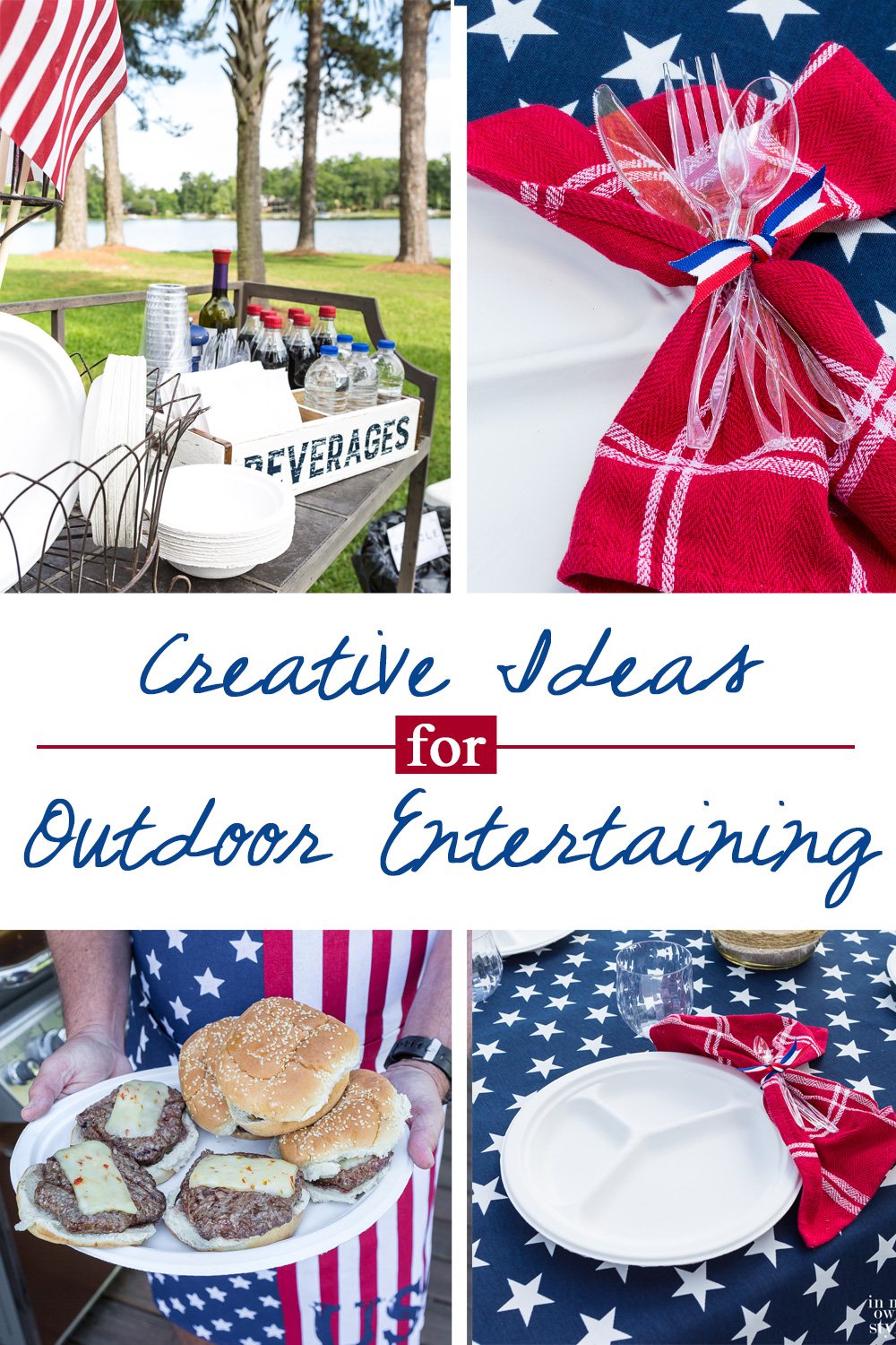 Creative outdoor entertaining ideas for casual outdoor parties