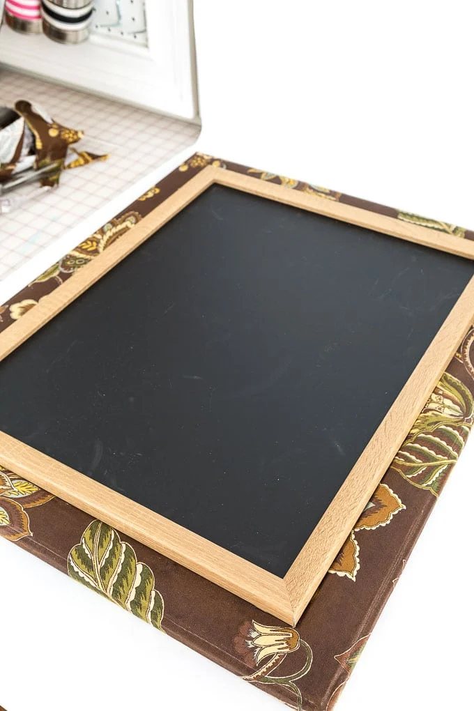 how to cover a frame with fabric