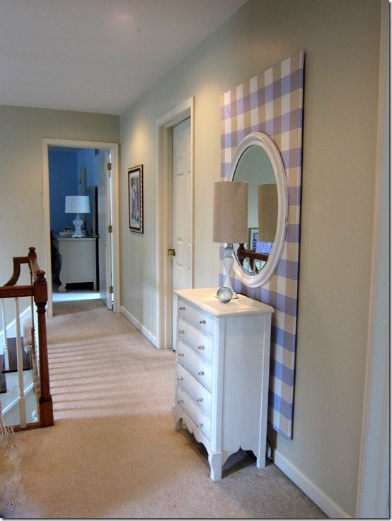Fabric Wrapped Frame = Wall Accent