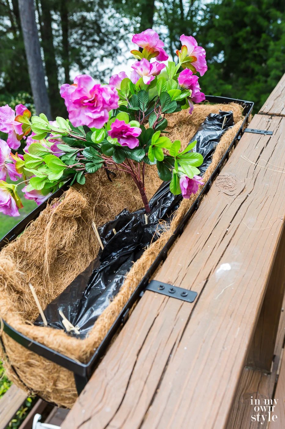 Faux flower box fillers
