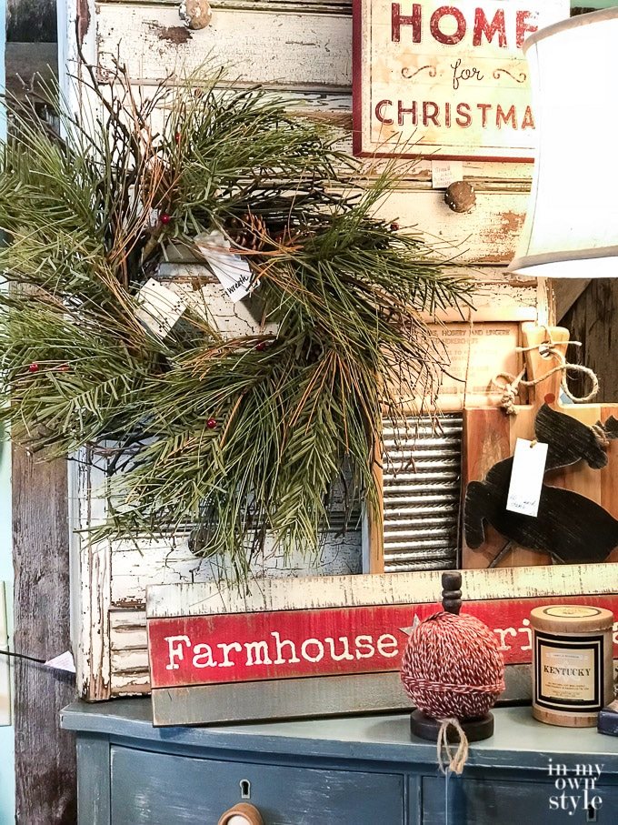 Farmhouse Christmas decor