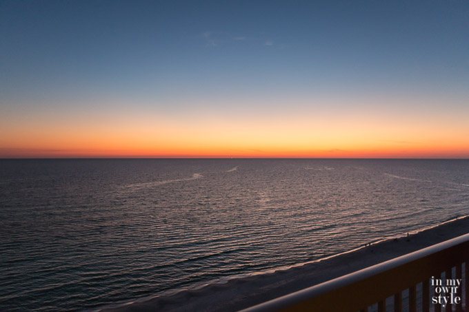 Pretty sunset on PCB