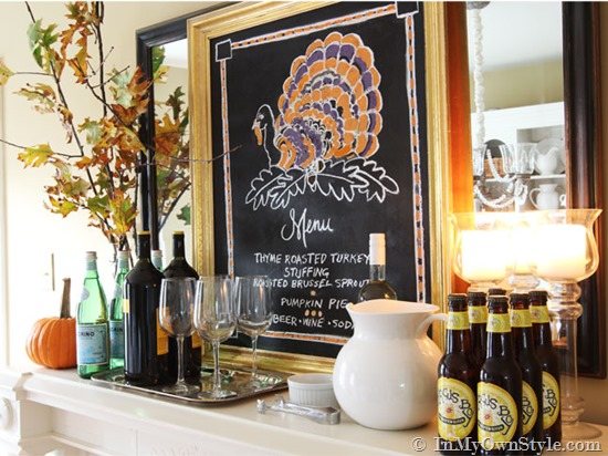 Thanksgiving-Sideboard