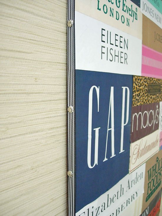 Subway art ideas using shopping bags