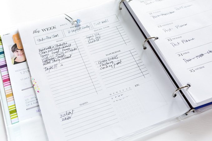 Daily planner to customize