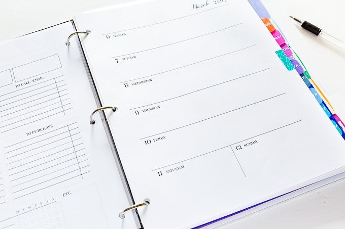 The best downloadable daily planner I have found