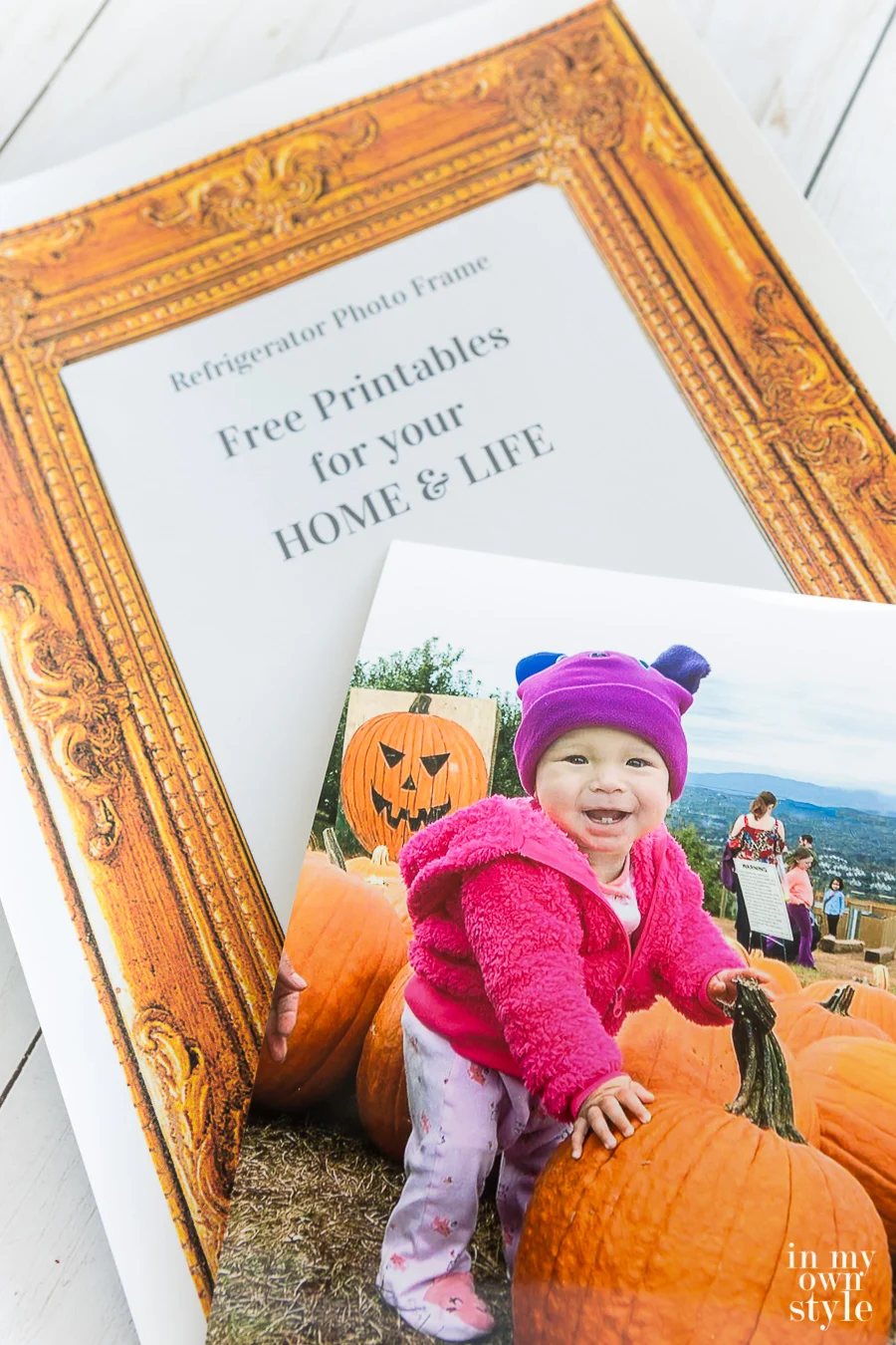 Free printable photo frame and photo