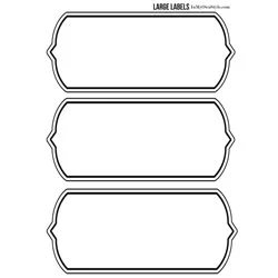 Free Printable Large Labels