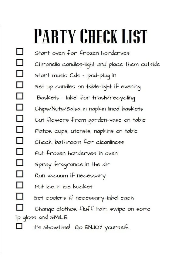 Organizing-Check-List-for-Hosting-a-Party