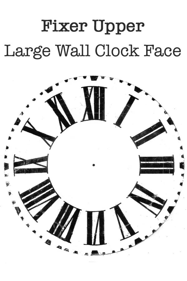 Fixer-upper-Large-Clock-Face-Free-Printable