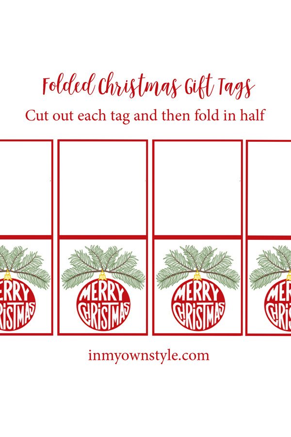 Folded-Christmas-Ornament-Gift-tags-free-printable