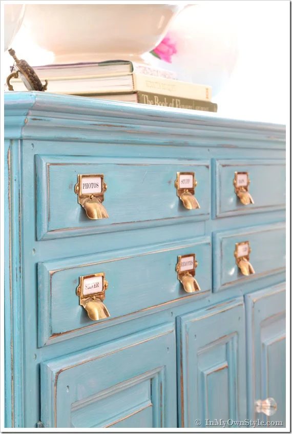 How to Add a Glaze Over Chalk Paint on Furniture