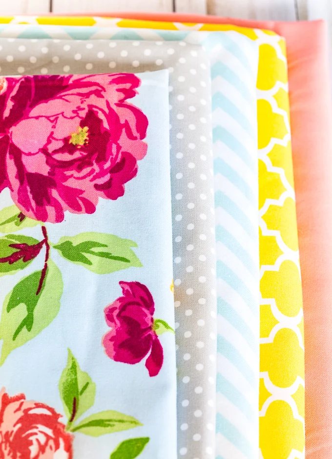 Furniture Makeover Using Fabric + Liquid Starch