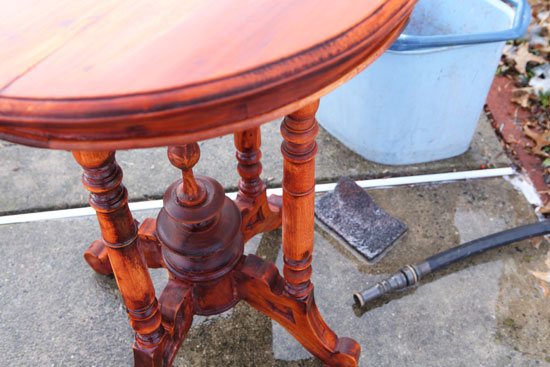 Furniture stripping steps