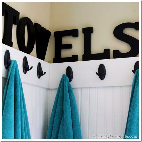Guest-or Kids Room-Decorating-Towel-Wall
