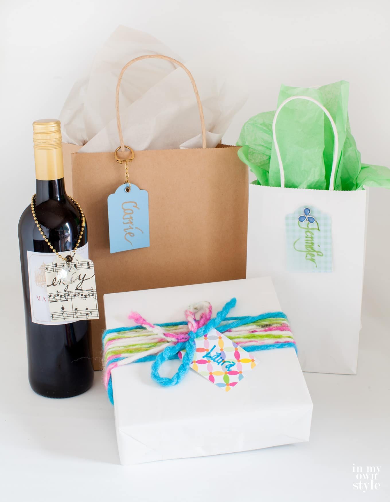 Gift tags made easy with a Fiskars Tag maker
