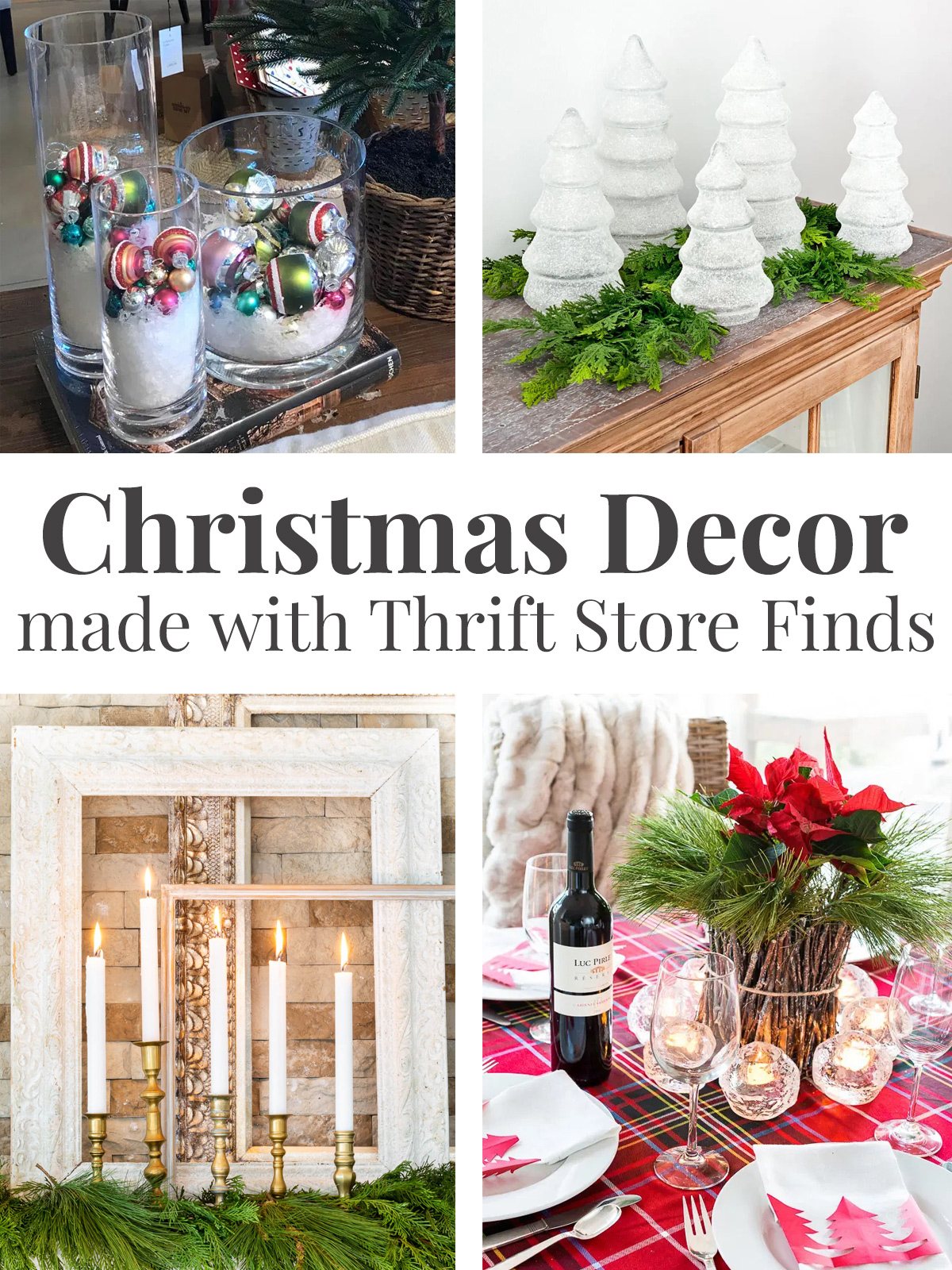 Christmas thrift store decor ideas