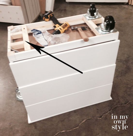 BHG-Makeover-Madness-IKEA-Hack Dresser into a desk