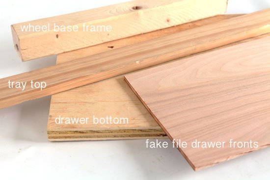 wood-needed-for-IKEA-dresser-to-desk-makeover