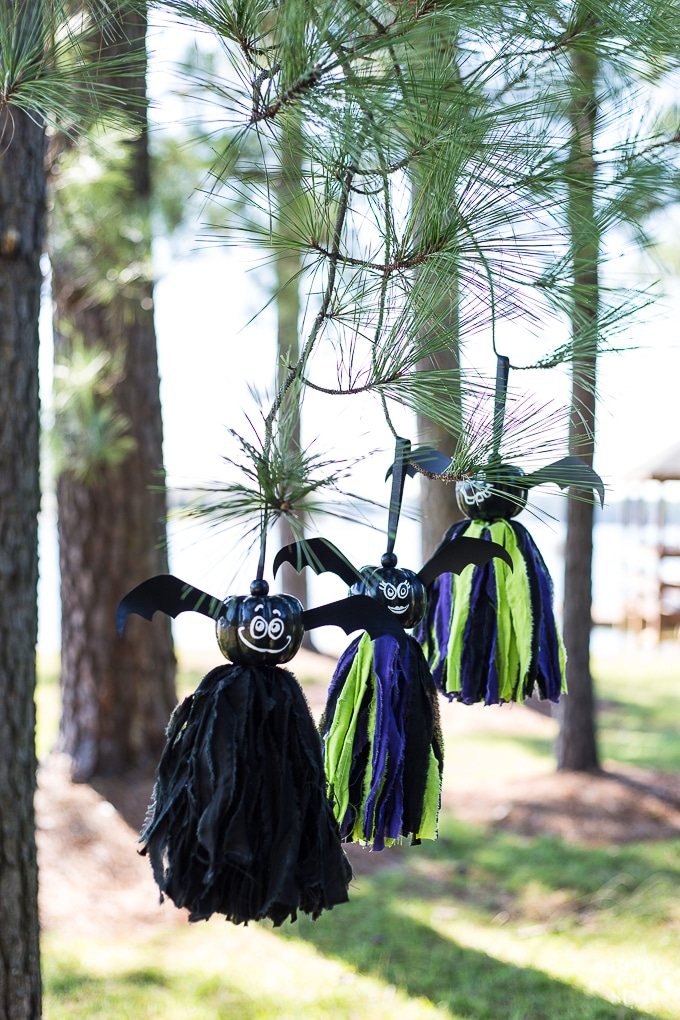 Halloween bat tassels