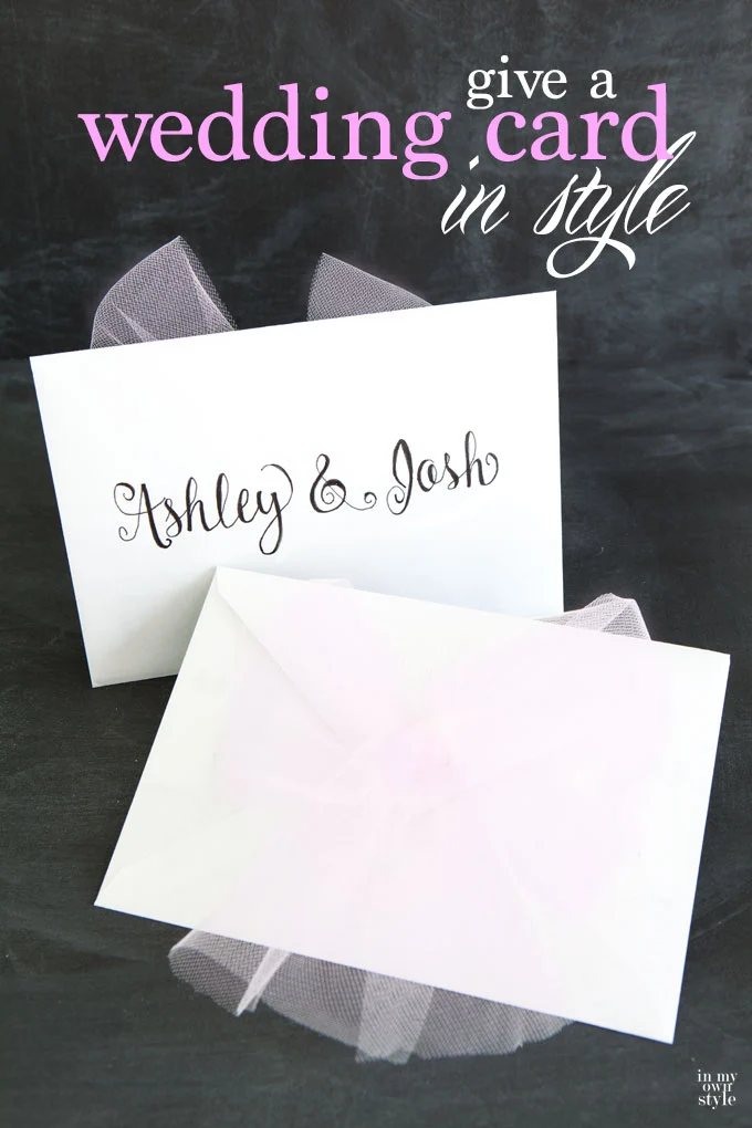 Hand Lettering a Card & Envelope