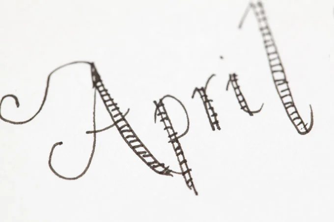 Easy to create hand lettering that anyone can do with a craft store pen