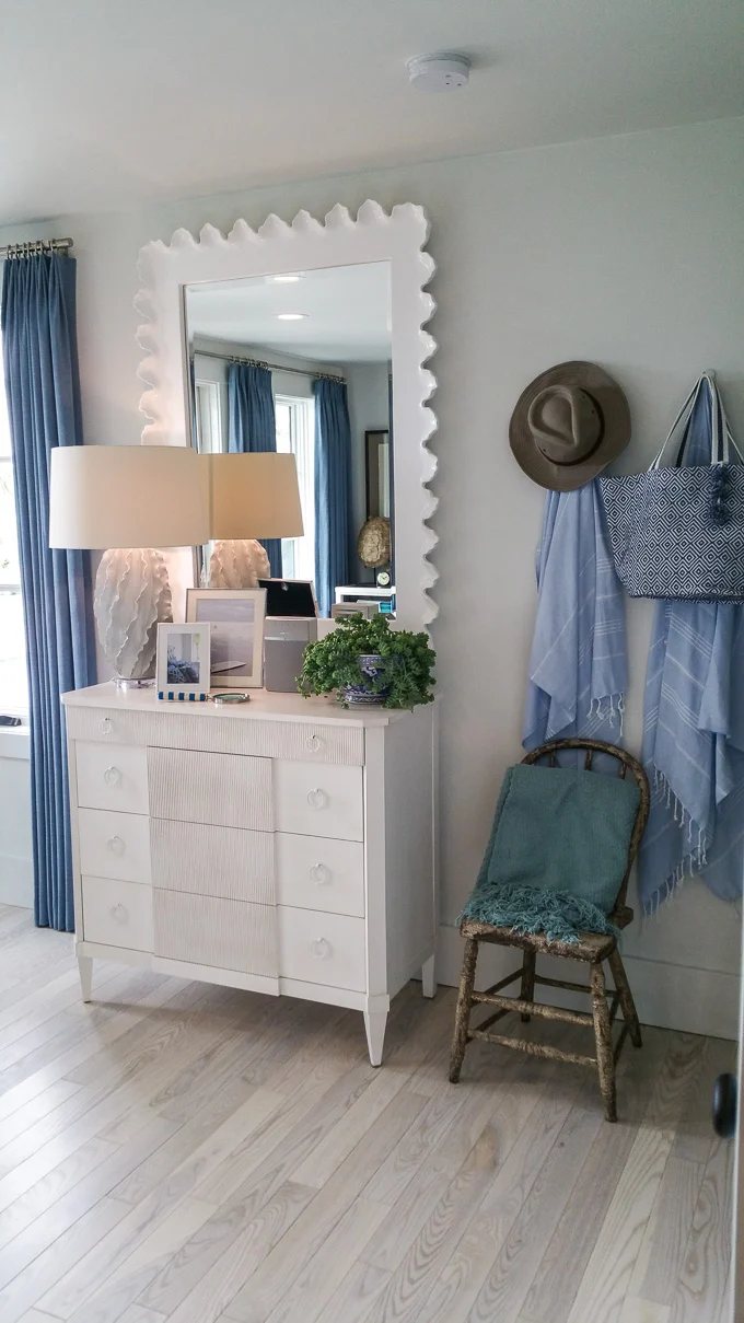 White With a Hint of Blue – Bedroom Paint Color Inspiration