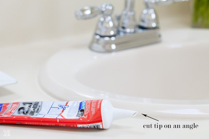 tips on how to caulk around a sink