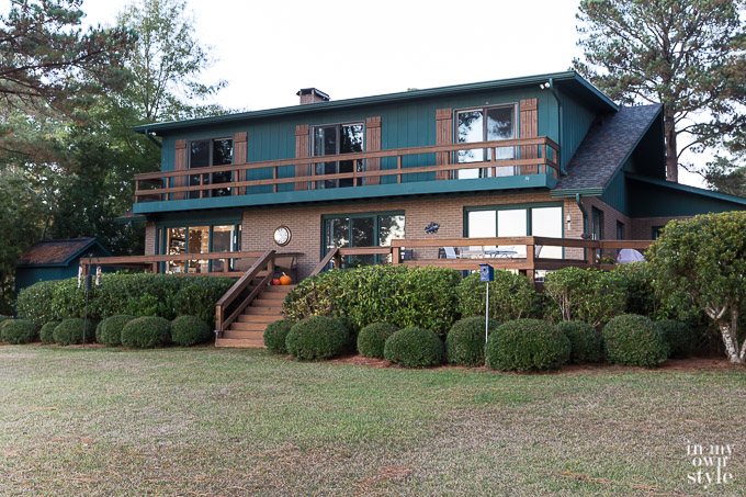 AFTER Lake House with shutters