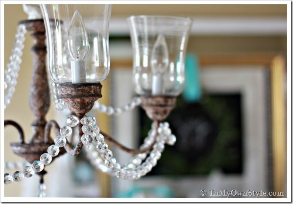 Cottage-Chic--Painted-Chandelier
