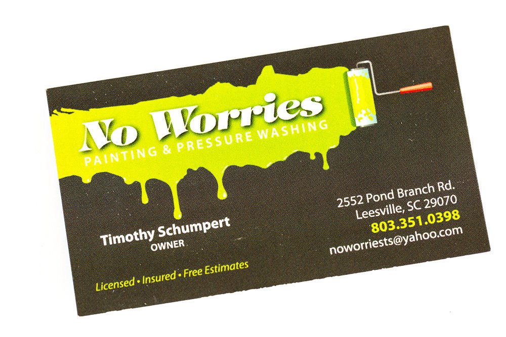No Worries House Painters in the Columbia SC area
